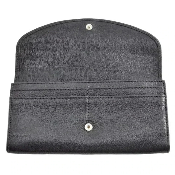 Chloé Black Wallet with Bow Accent - Picture 7 of 11